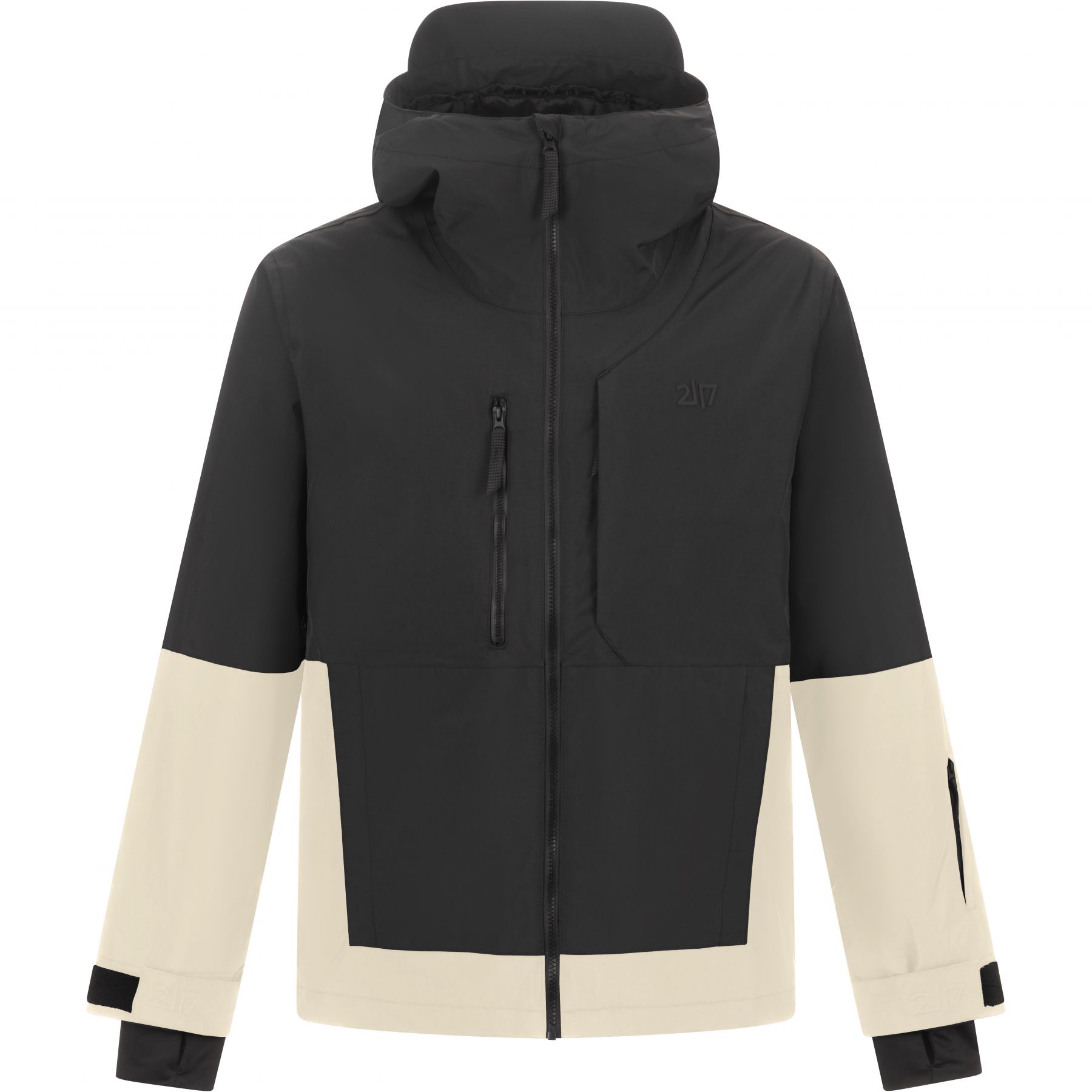 2117 of Sweden Norrdal, ski-jas, heren, zwart/beige