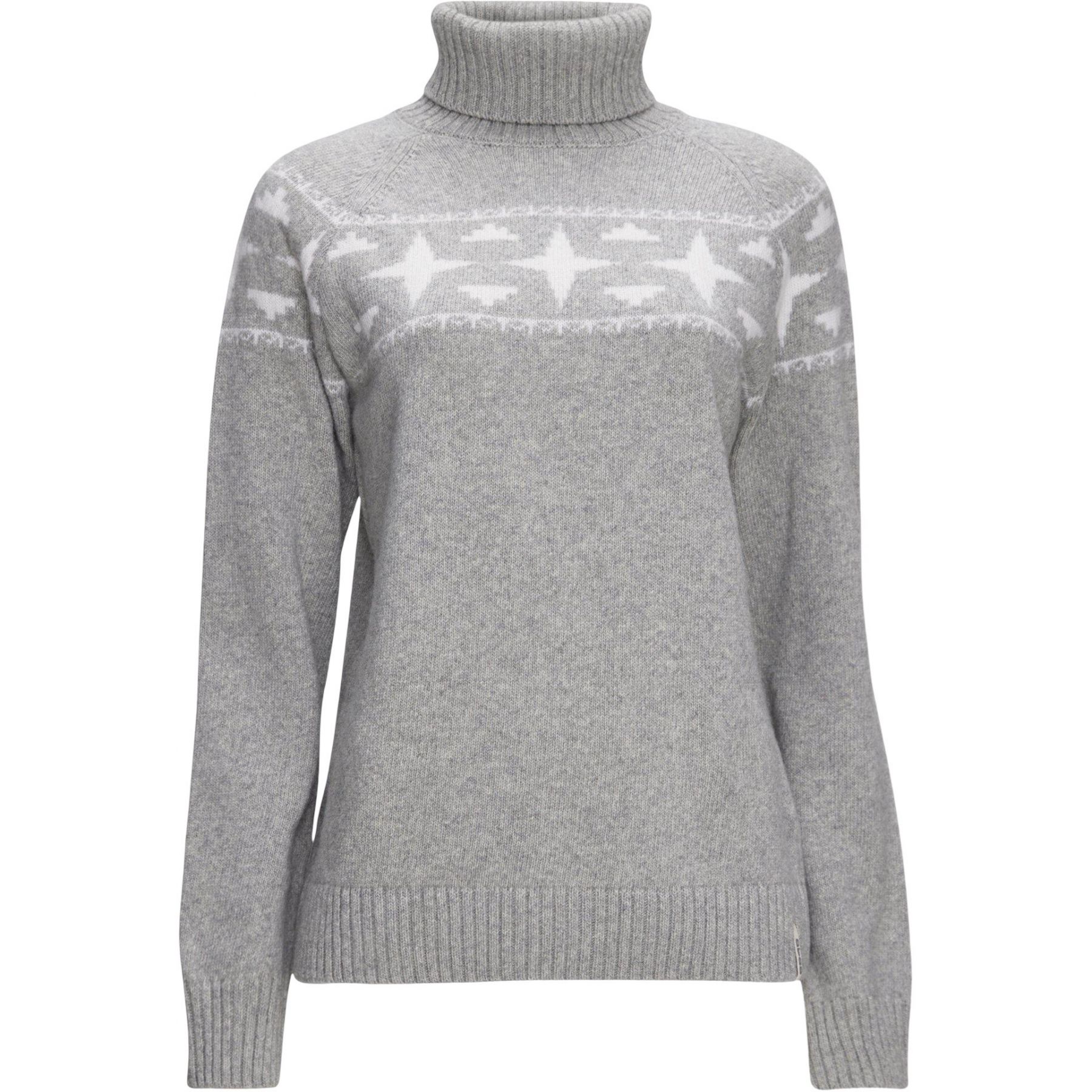 8848 Altitude Sage Wool Rollneck, dames, grijs