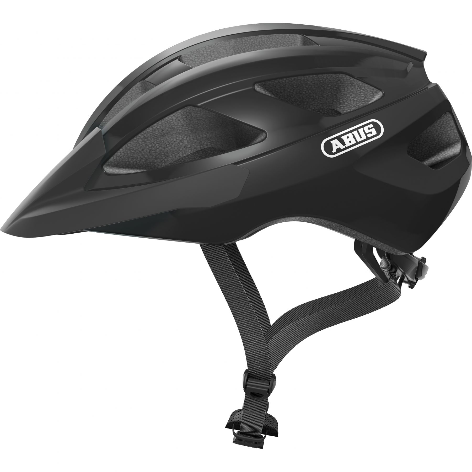 Abus Macator, fietshelm, shiny velvet black