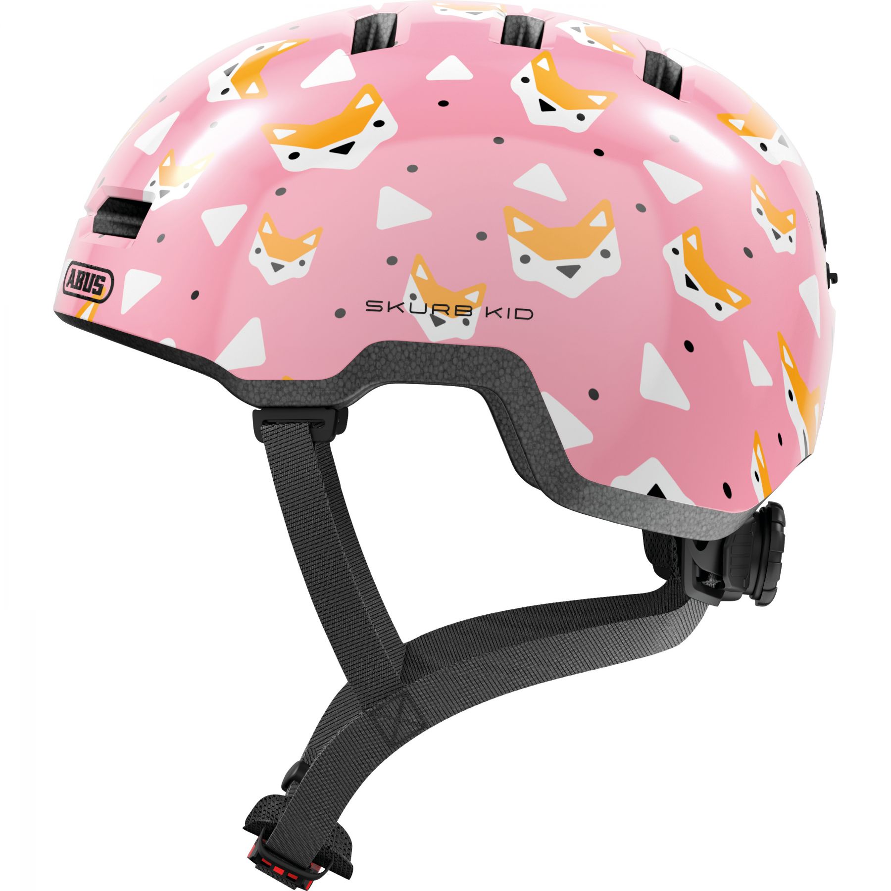 ABUS Skurb Kid, fietshelm, junior, roze