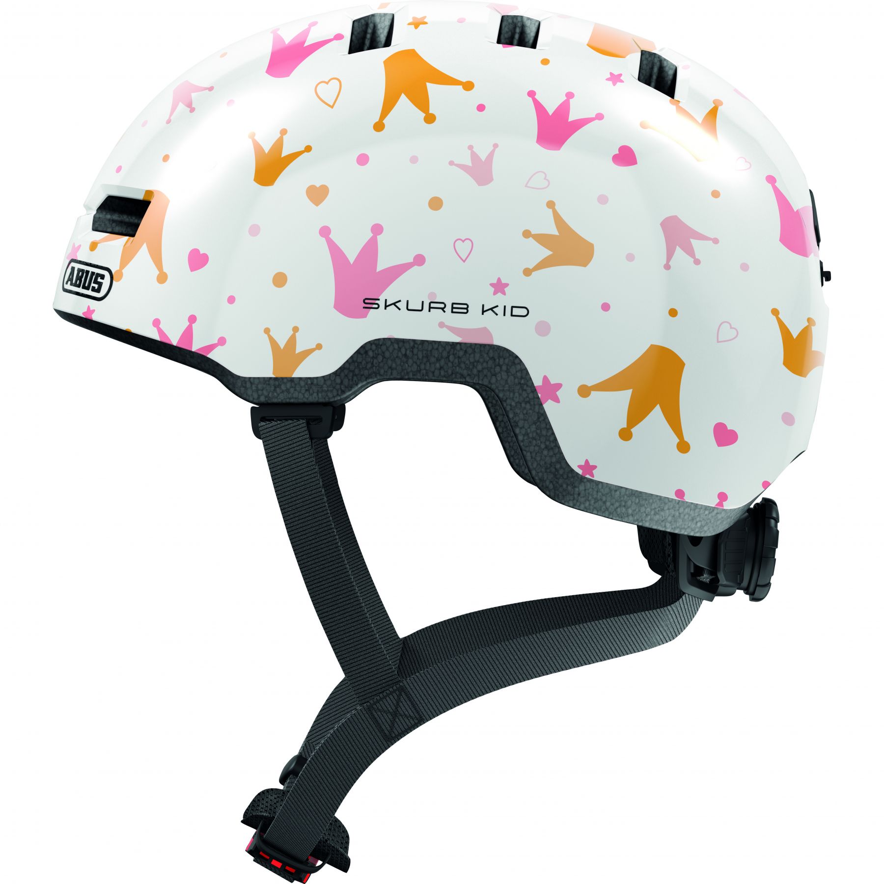 ABUS Skurb kid, fietshelm, junior, wit