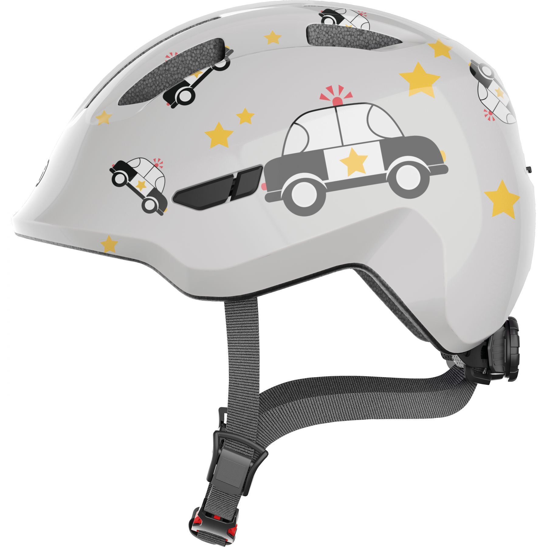 Abus Smiley 3.0, fietshelm, junior, grey police