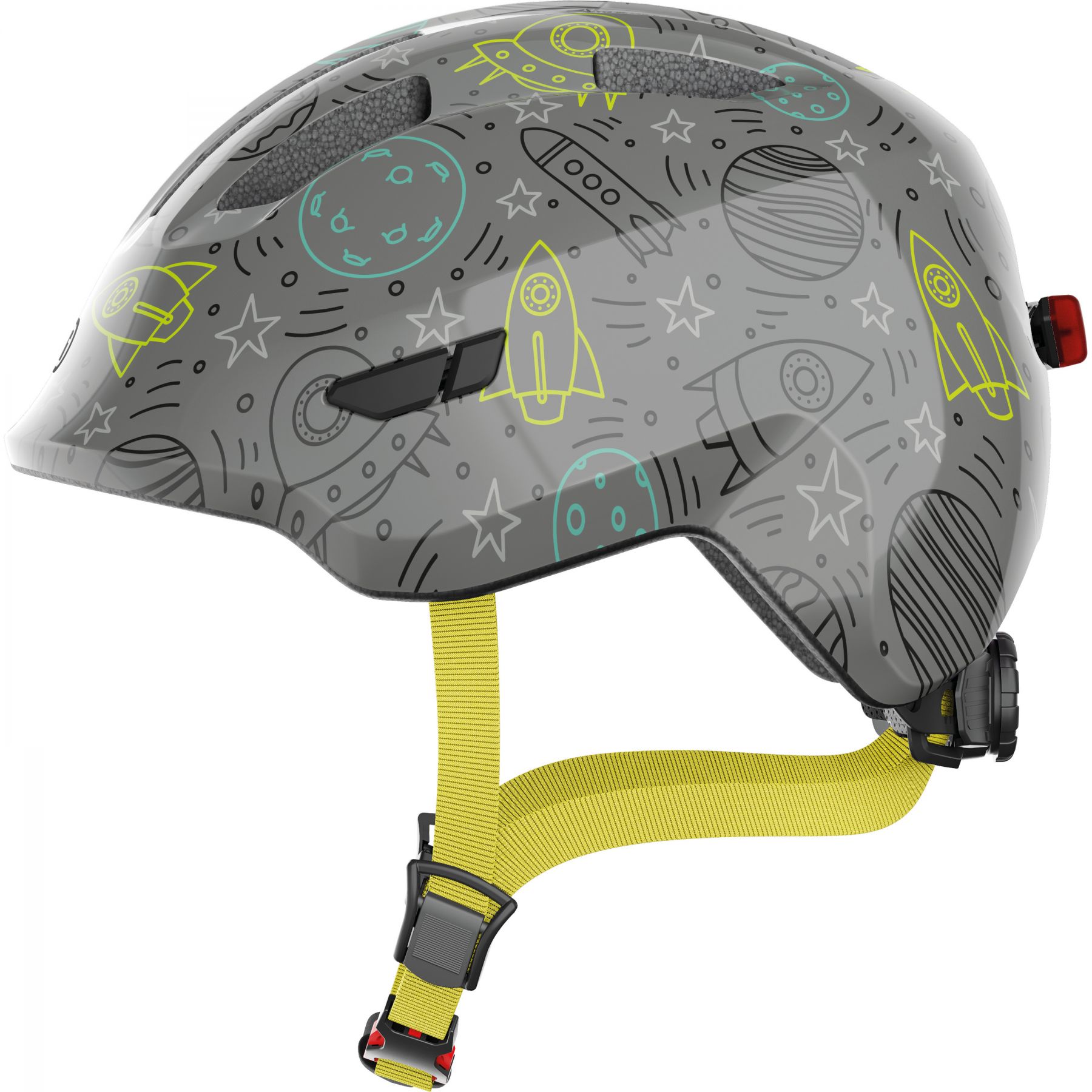 ABUS Smiley 3.0 LED, fietshelm, grijs