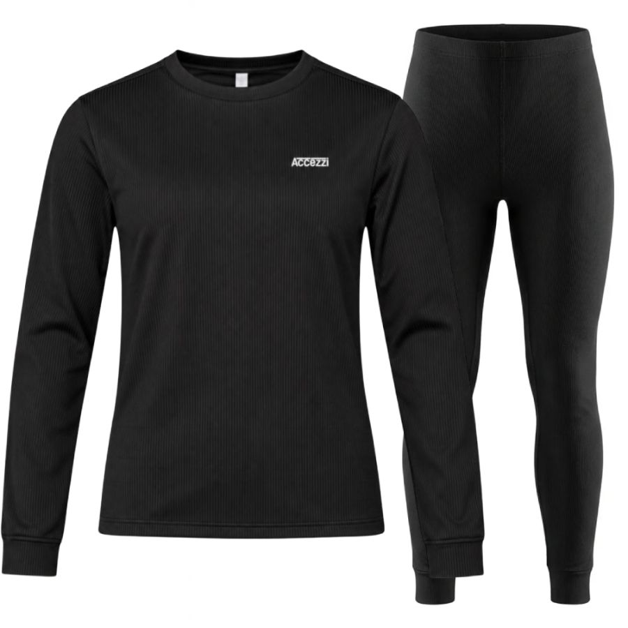 Accezzi Baselayer, thermokleding, dames, zwart