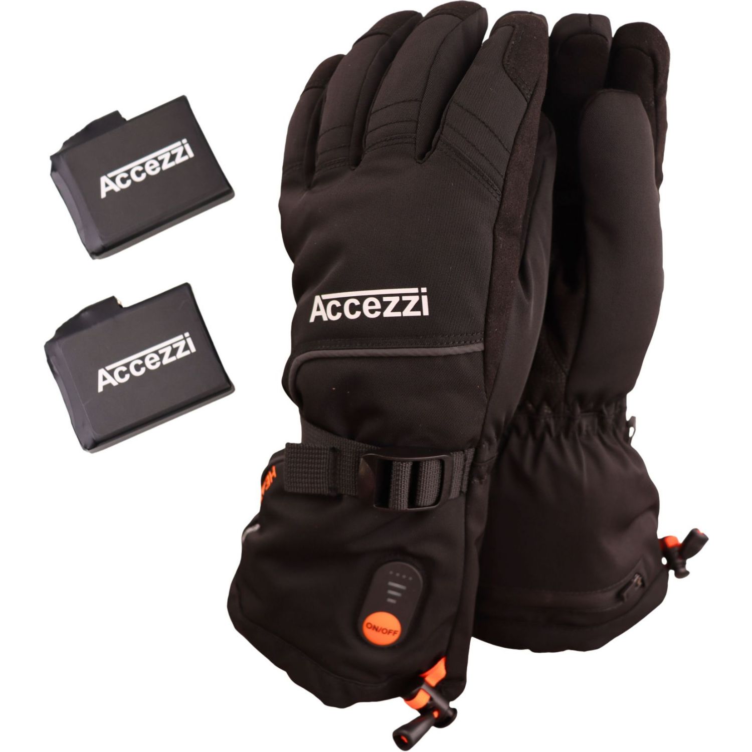 Accezzi Heat Gloves, verwarmde handschoenen, zwart