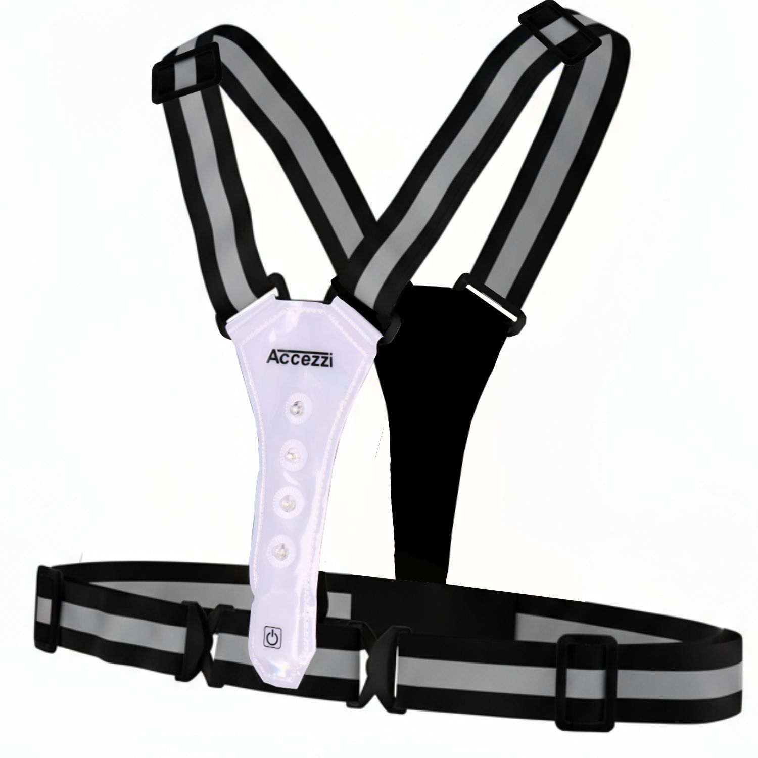 Accezzi LED reflectievest, grijs