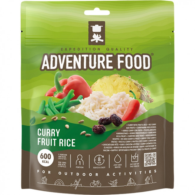 Adventure Food Curry Fruit Rice, gevriesdroogd voedsel