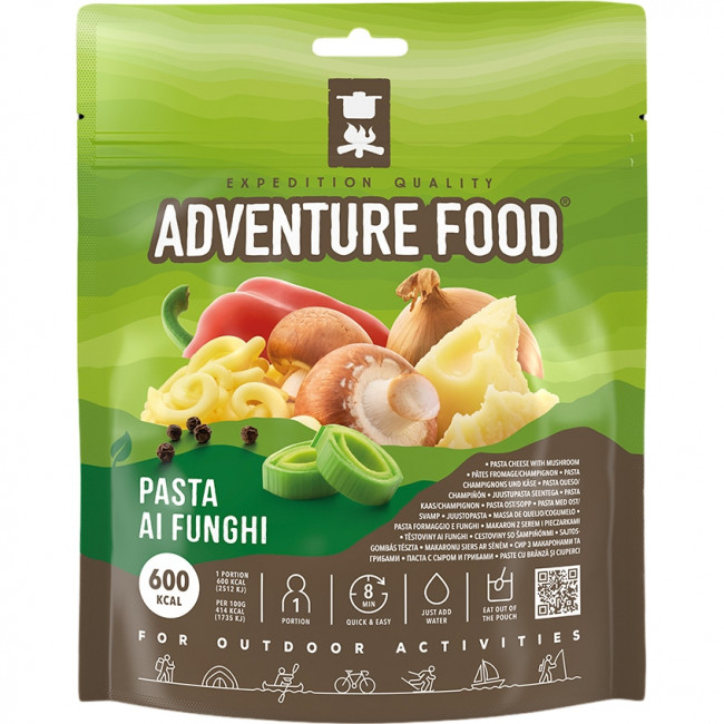 Adventure Food Pasta ai Funghi, gevriesdroogd voedsel