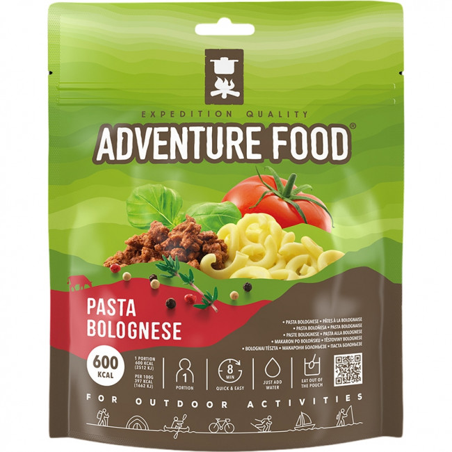 Adventure Food Pasta Bolognese, gevriesdroogd voedsel