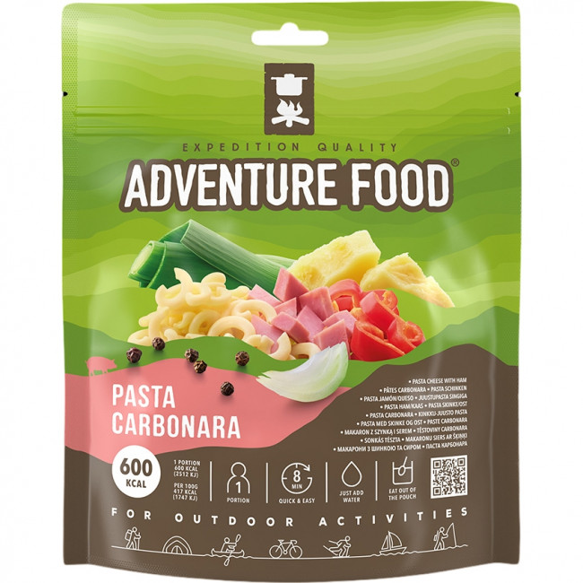 Adventure Food Pasta Carbonara, gevriesdroogd voedsel