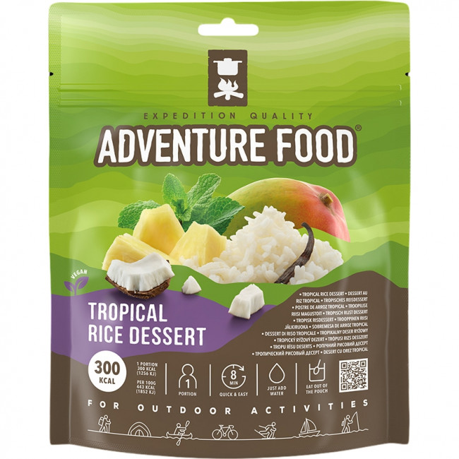 Adventure Food Tropical Rice Dessert, gevriesdroogd voedsel