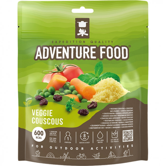 Adventure Food Veggie Couscous, gevriesdroogd voedsel