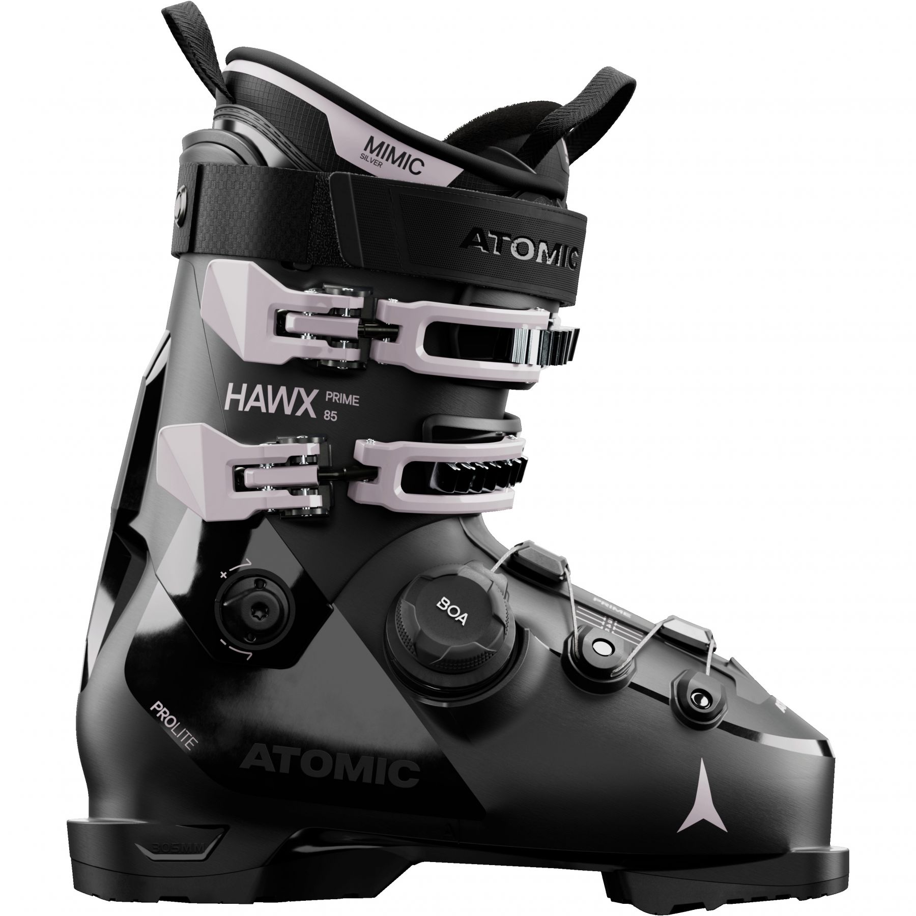 Atomic Hawx prime 85 BOA, skischoenen, dames, zwart