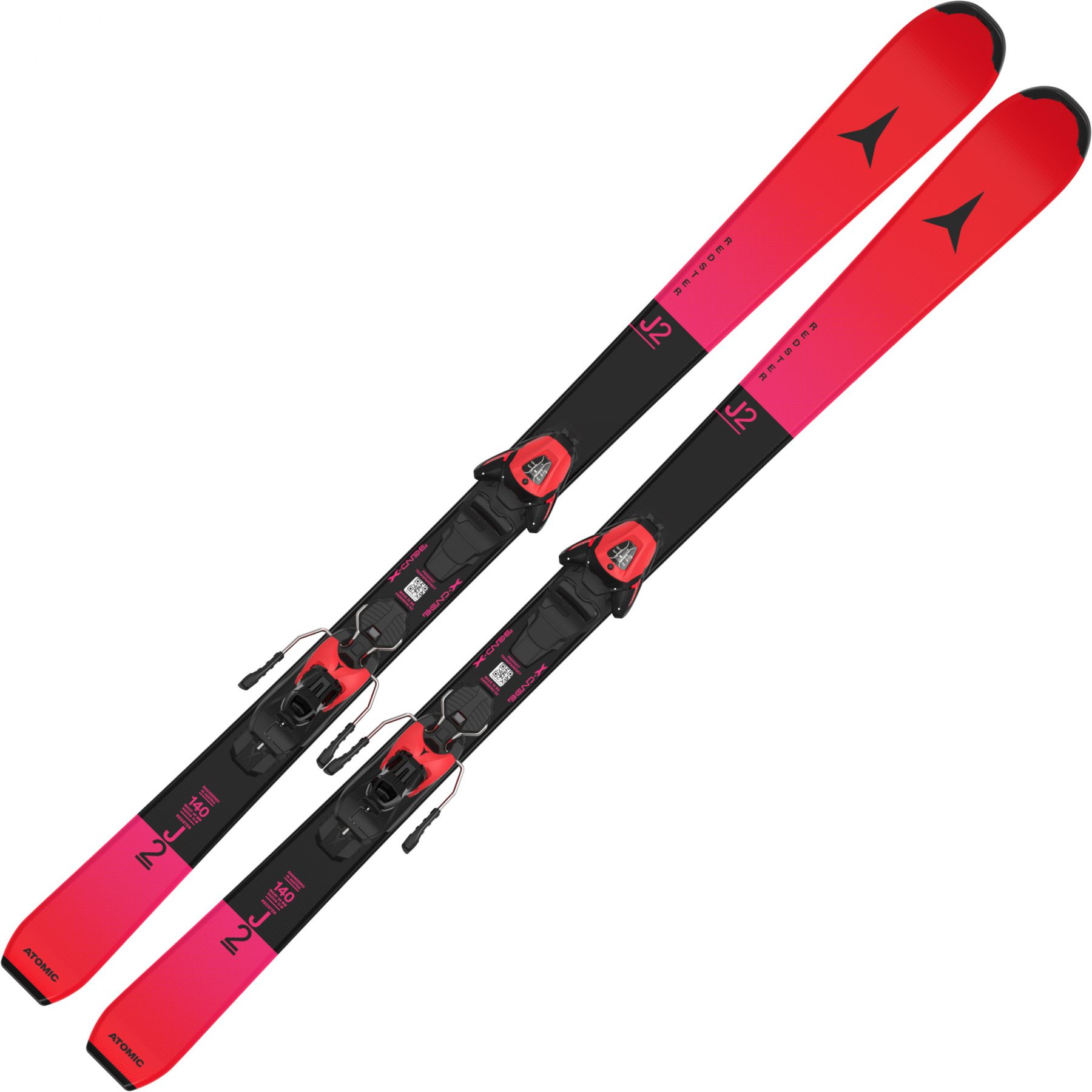 Atomic Redster J2 130-150+l 6 Gw Junior Alpin Skispakket Roze 150 Kinderen