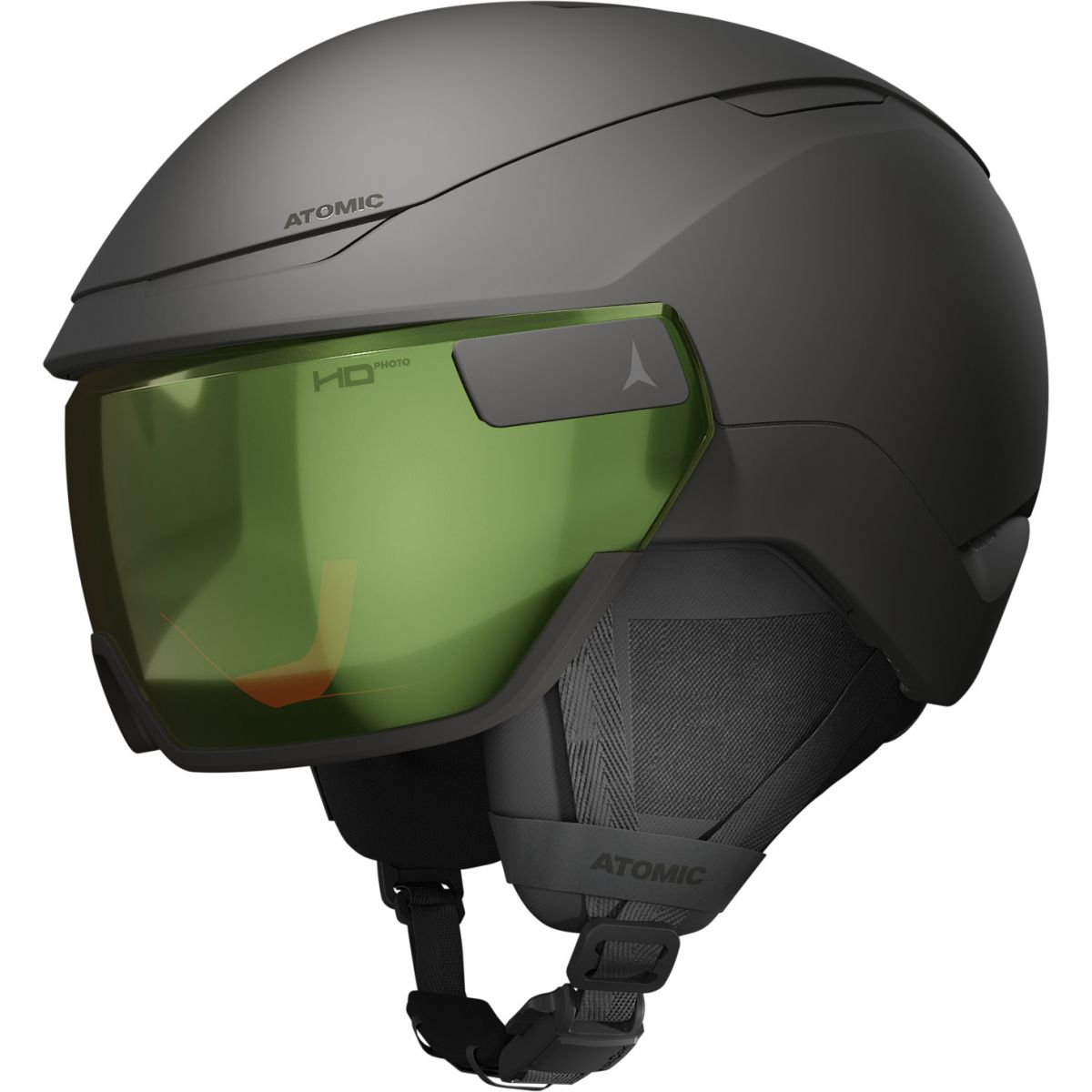 Atomic Revent GT Amid Visor HD Photo, skihelm met vizier, zwart