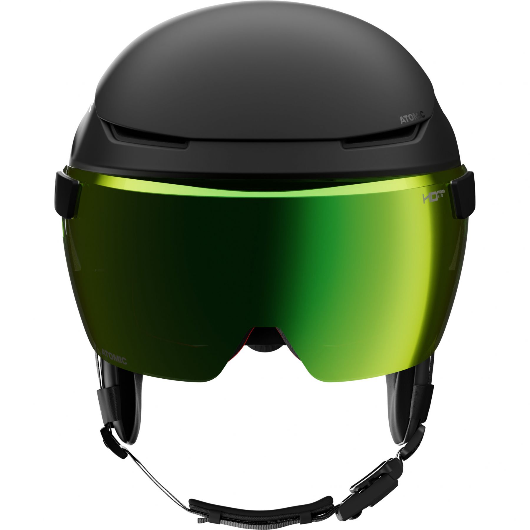 Atomic Revent GT Amid Visor HD Photo, skihelm met vizier, zwart