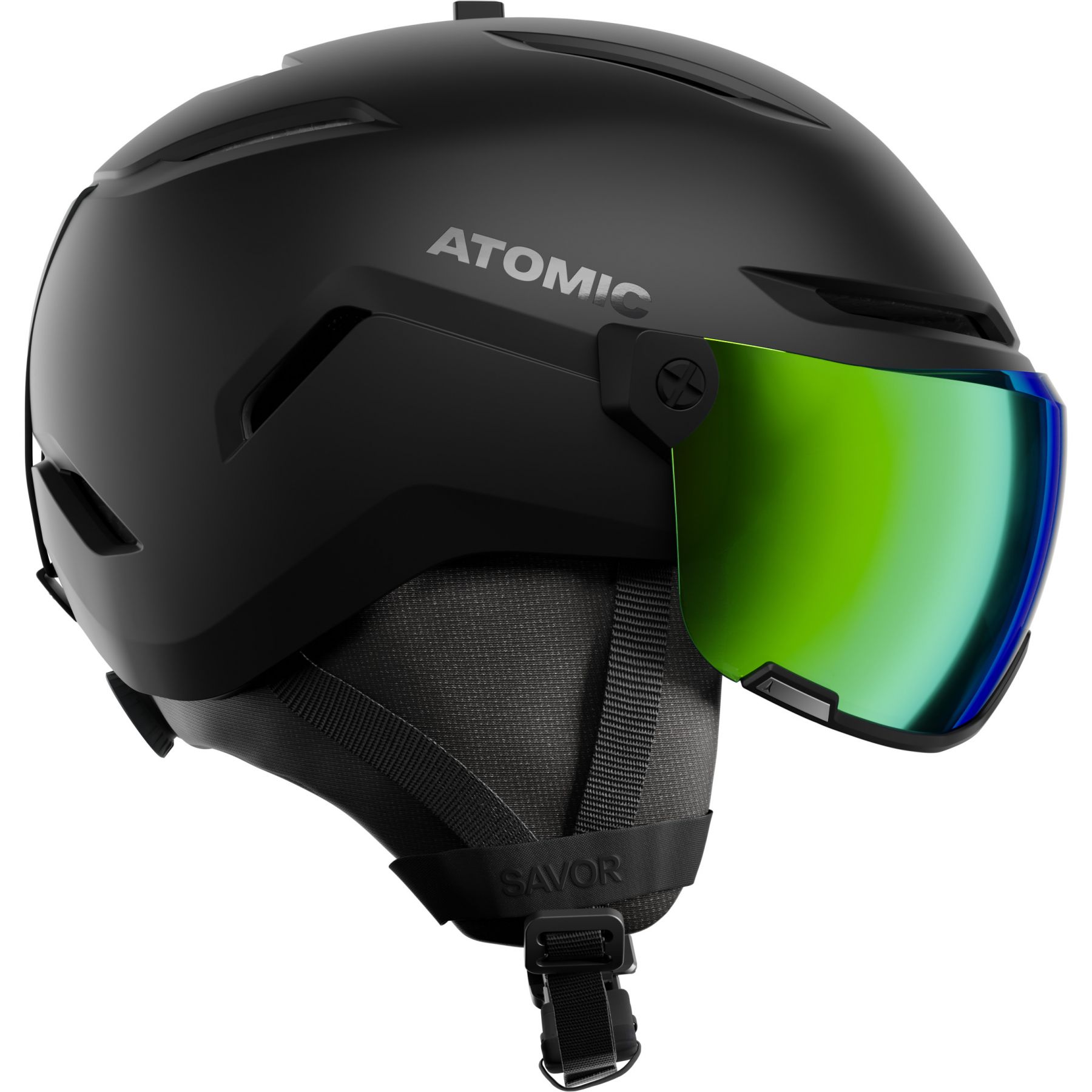 Atomic Savor Visor HD, skihelm met vizier, zwart