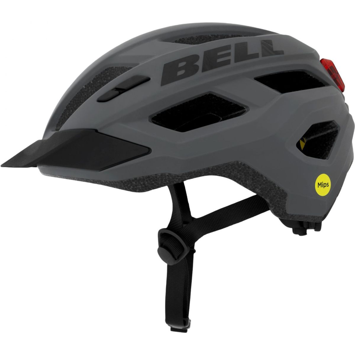 Bell Kick LED Mips, fietsenhelm, grijs