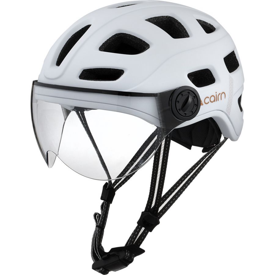 Cairn Quartz Visor, fietshelm, wit