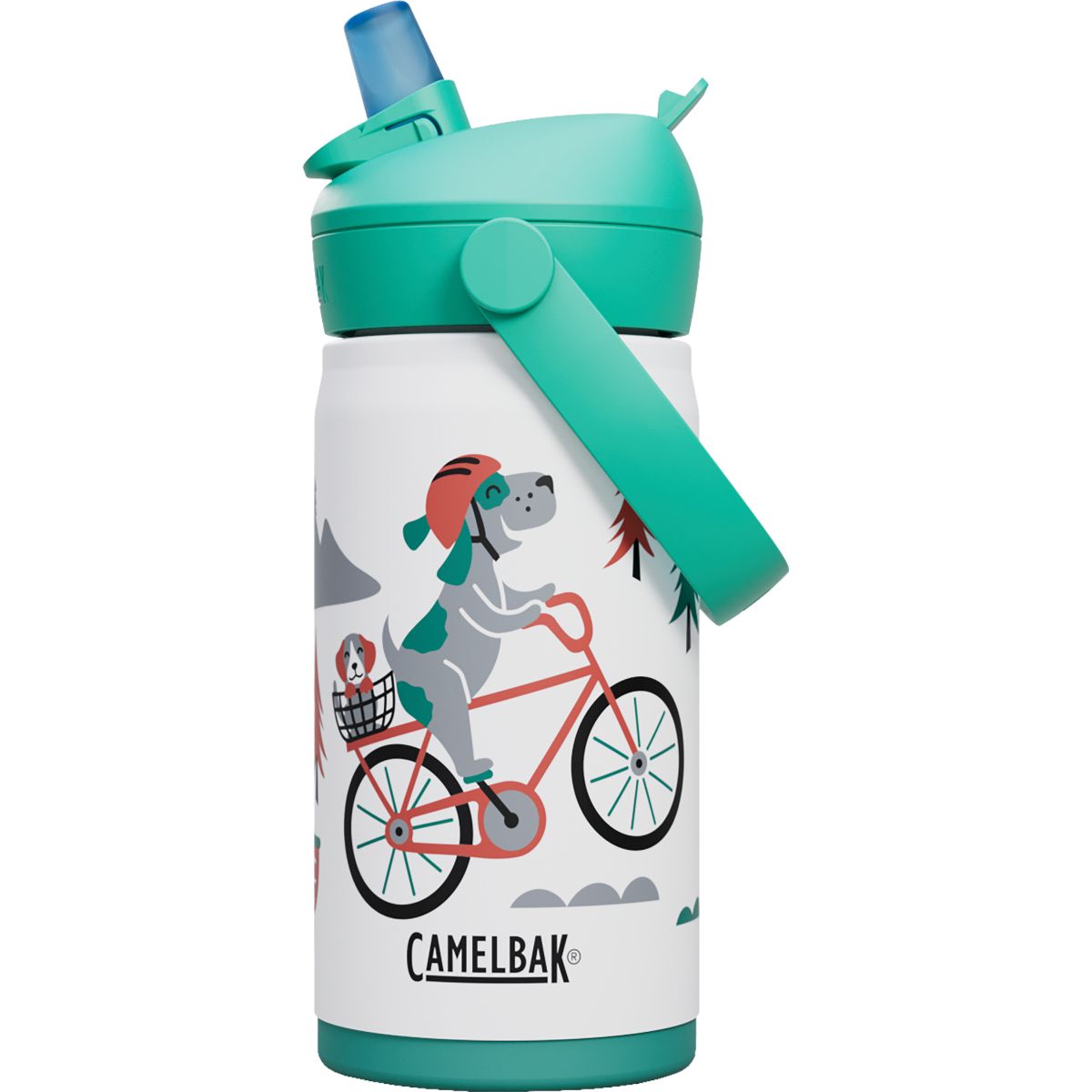 Camelbak Thrive Flip Straw Kids VSS 400ml, drinkfles, kinderen, fietsen honden