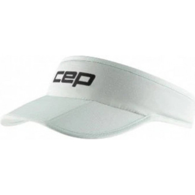 CEP Core Run Foldable Visor, zonneklep, wit