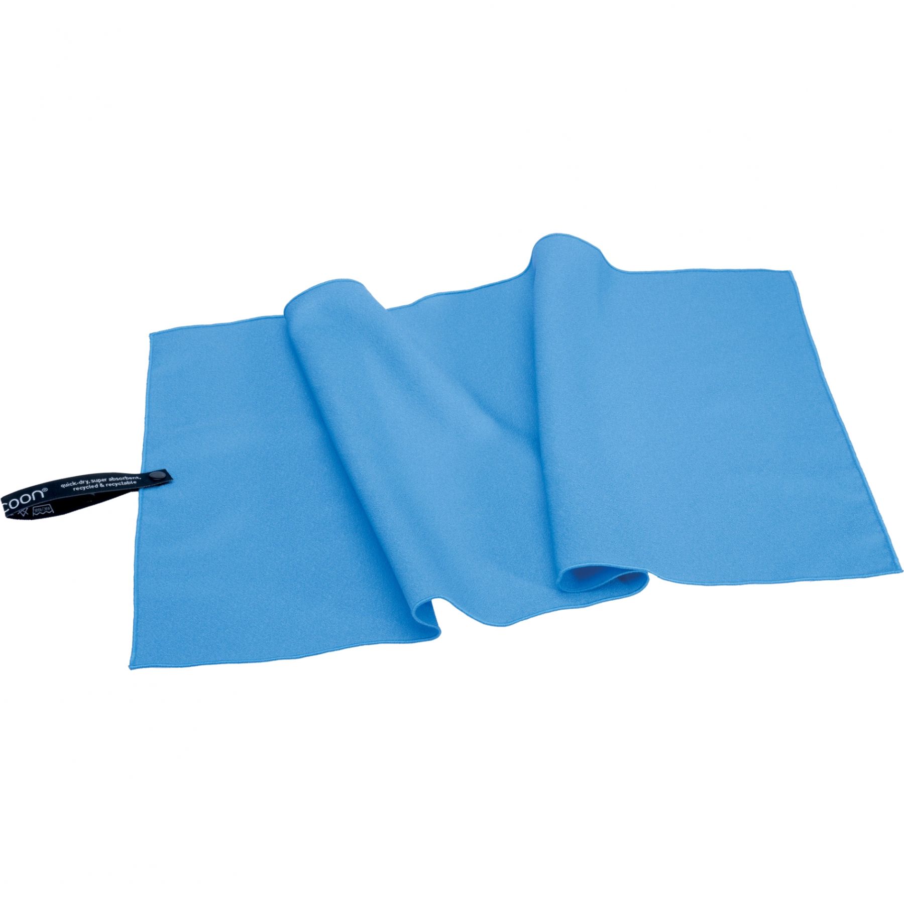 Cocoon Microfiber Towel Hyperlight, microvezel handdoek, lagoon blauw