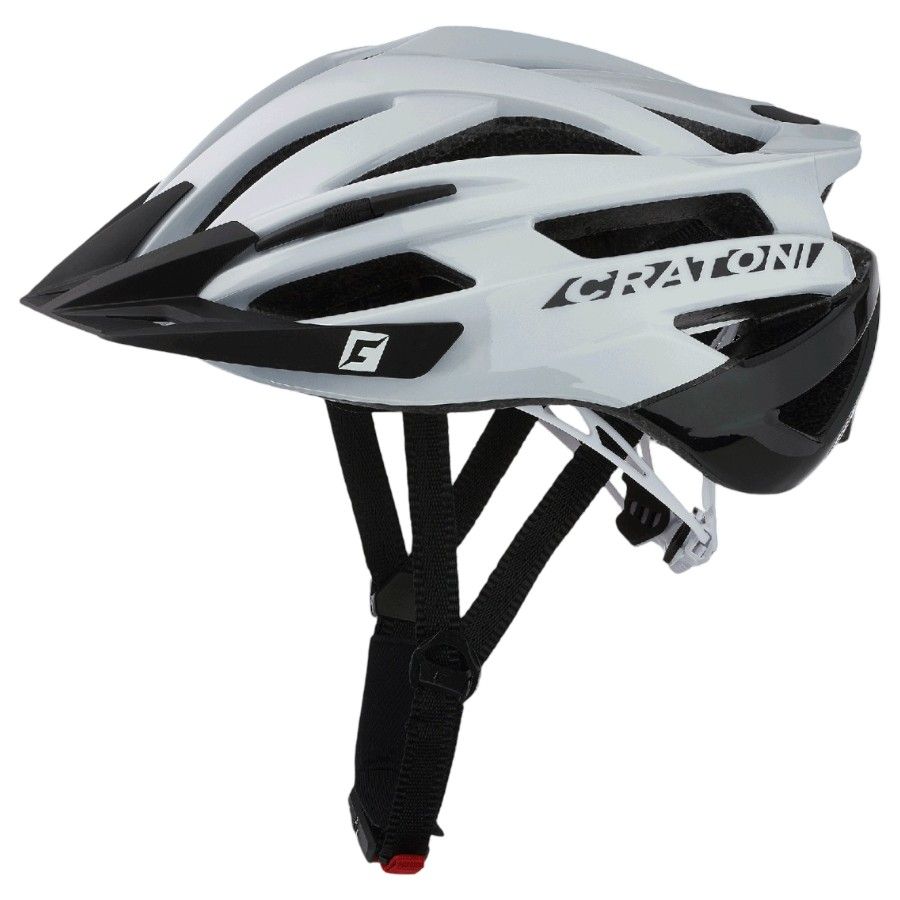 Cratoni Agravic, fietshelm, wit/zwart