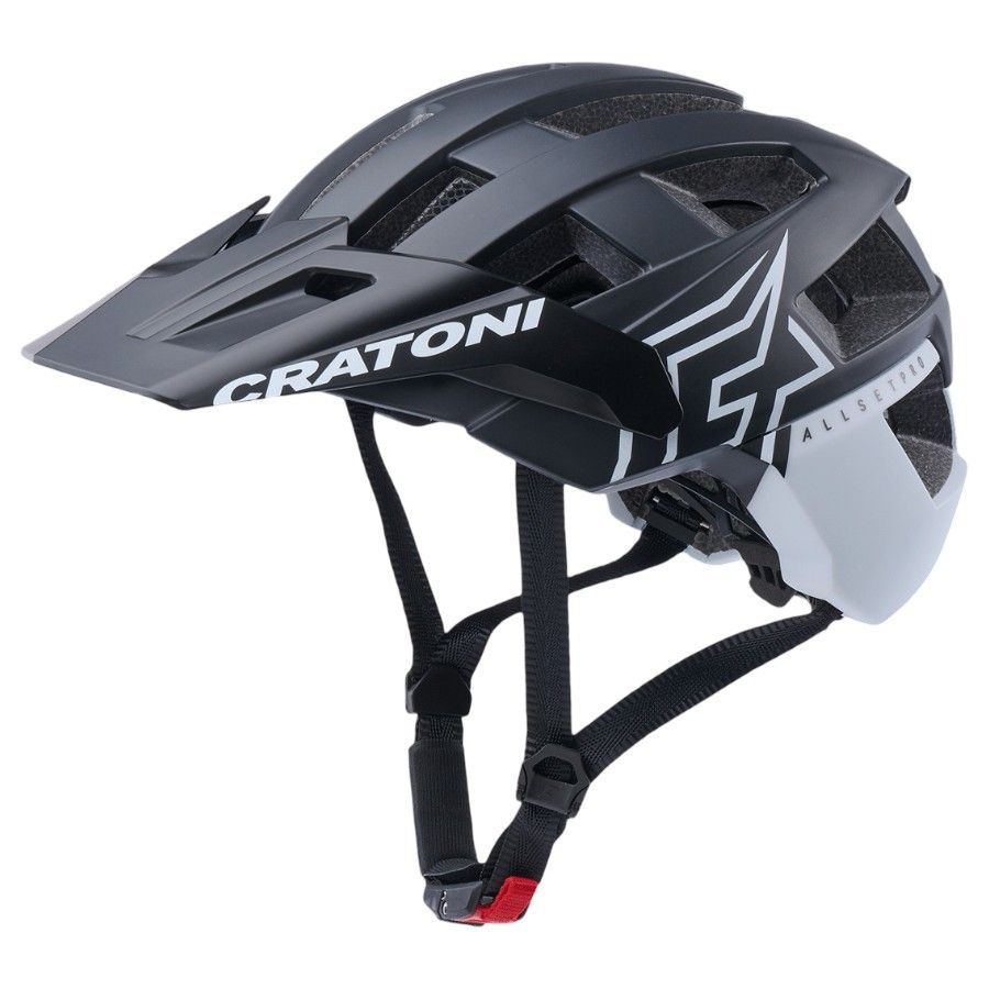 Helmet Cratoni Allset Pro Black/white Matt - S/M (54-58cm)