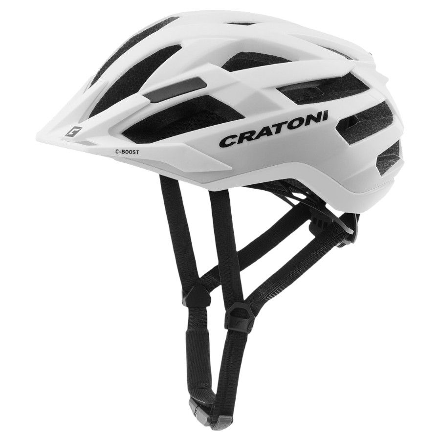 Cratoni C-Boost, fietshelm, mat wit