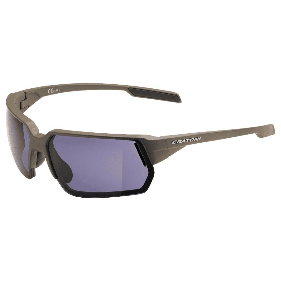 Cratoni C-Lite Color+ Lifestyle Grey-Blue W/O Mirror, zonnebril, bruin