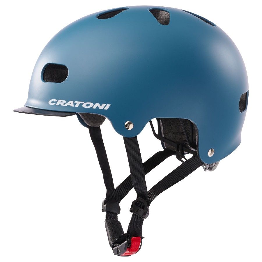 Cratoni C-Mate, fietshelm, mat blauw