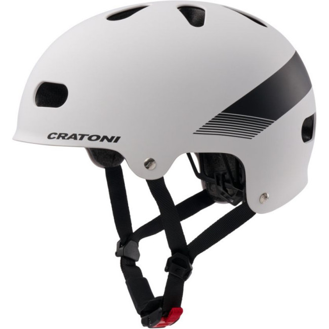 Kinderhelm Cratoni C-mate Jr. Wit/zwart Mat - S/m (54-58cm) - UNI