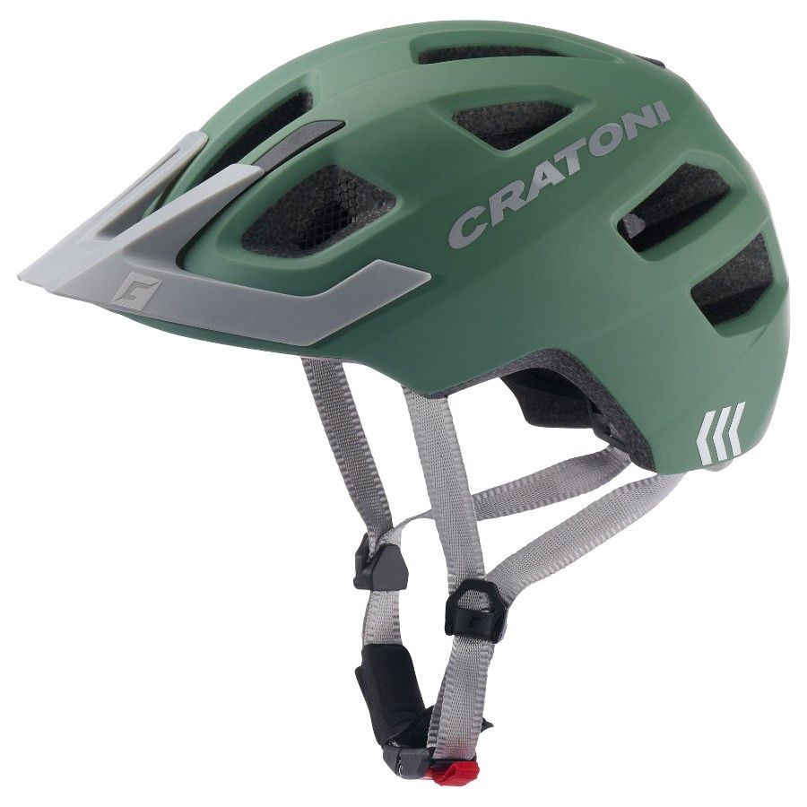 Cratoni Maxster Pro, fietshelm, mat groen
