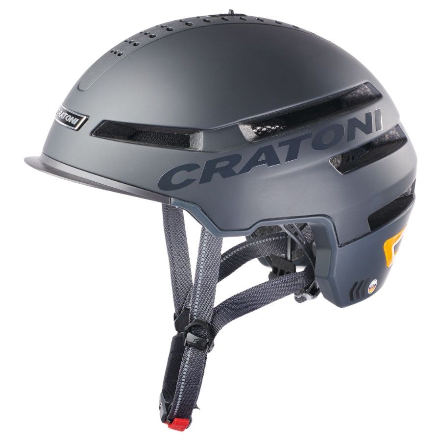 Cratoni Smartride 1.2, fietshelm, mat zwart