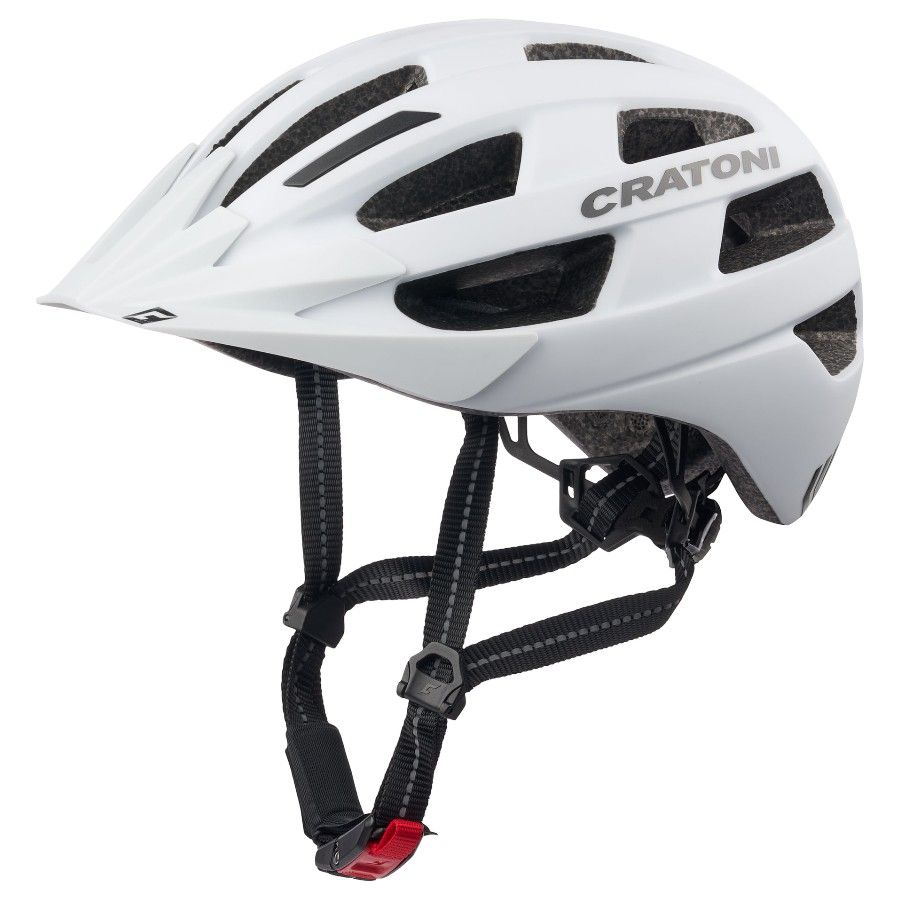 Cratoni Velo-X, fietshelm, mat wit