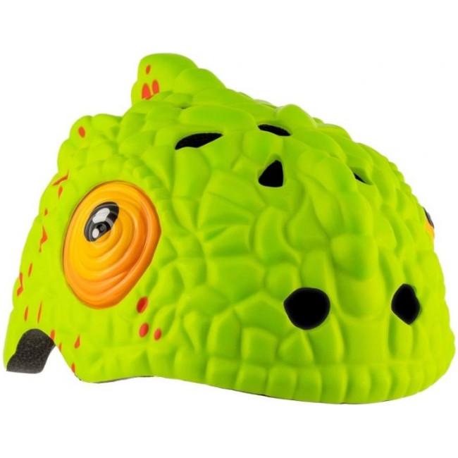 Crazy Safety Chameleon, fietshelm, junior, groen