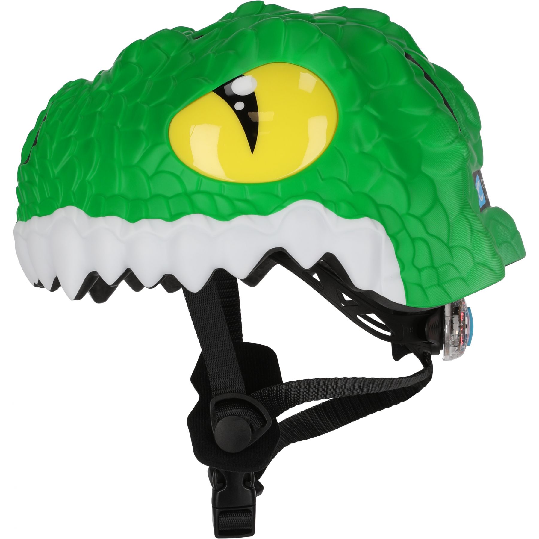 Crazy Safety Crocodile, fietshelm, junior, groen