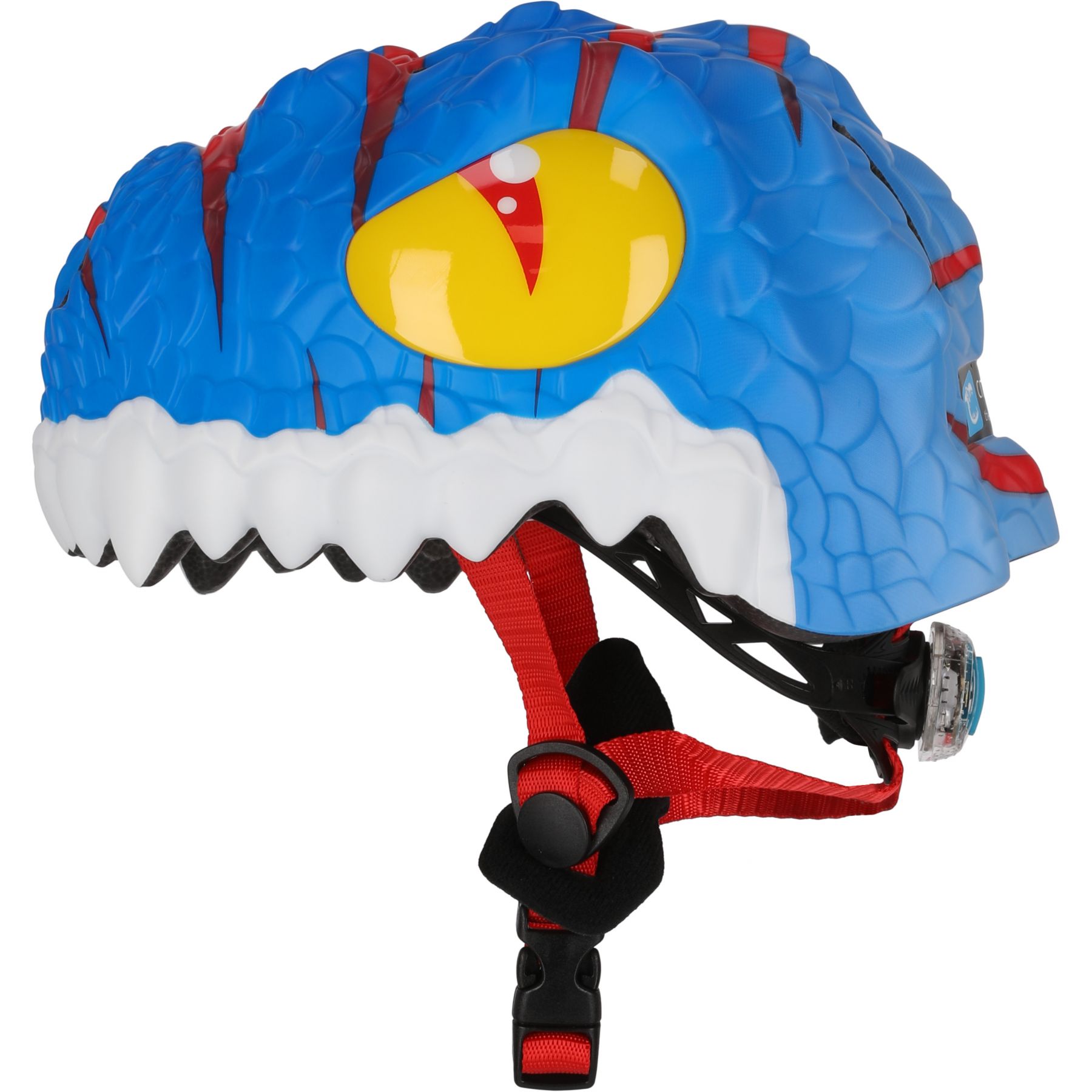 Crazy Safety Dino, fietshelm, junior, blauw