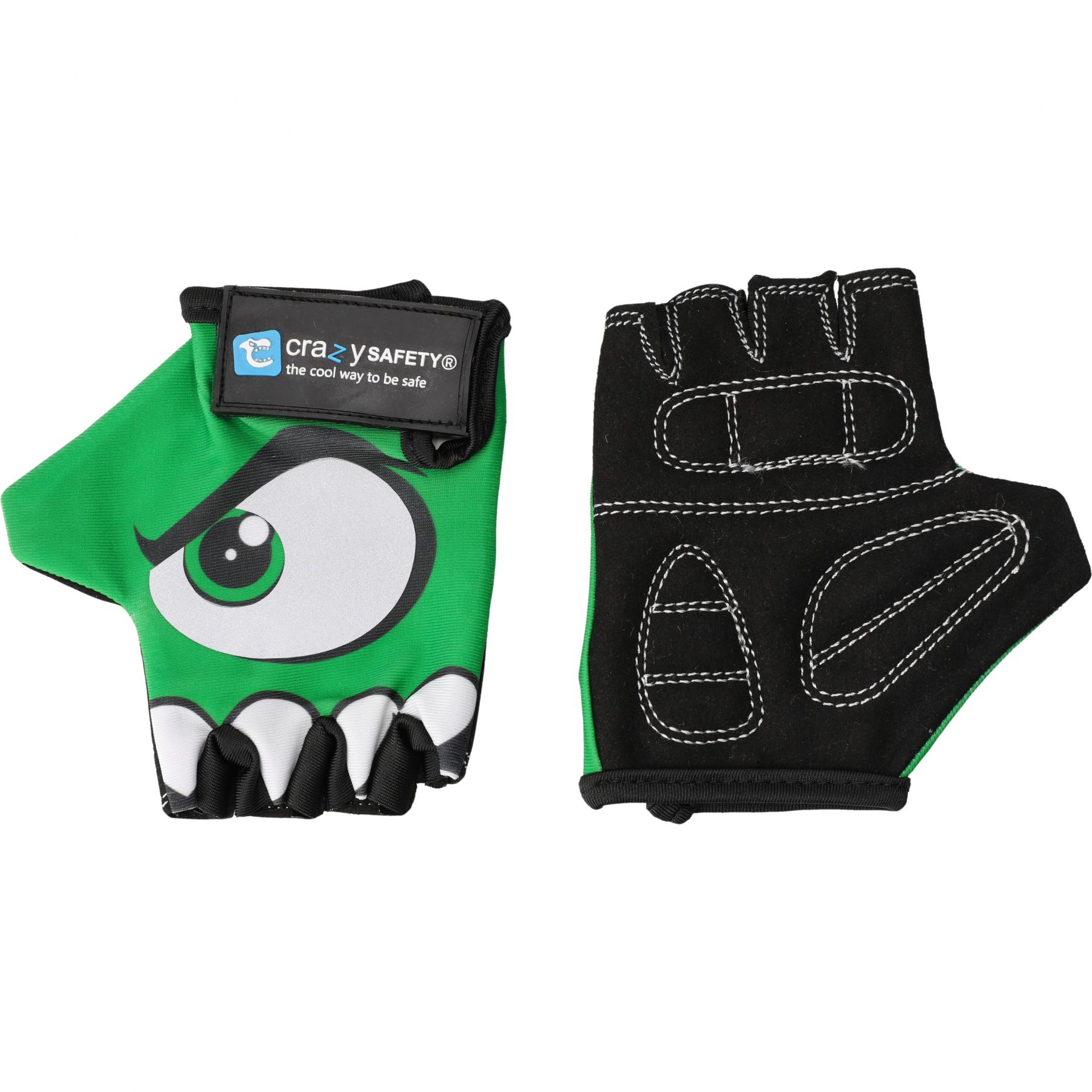 Crazy Safety, fietshandschoenen, junior, groen