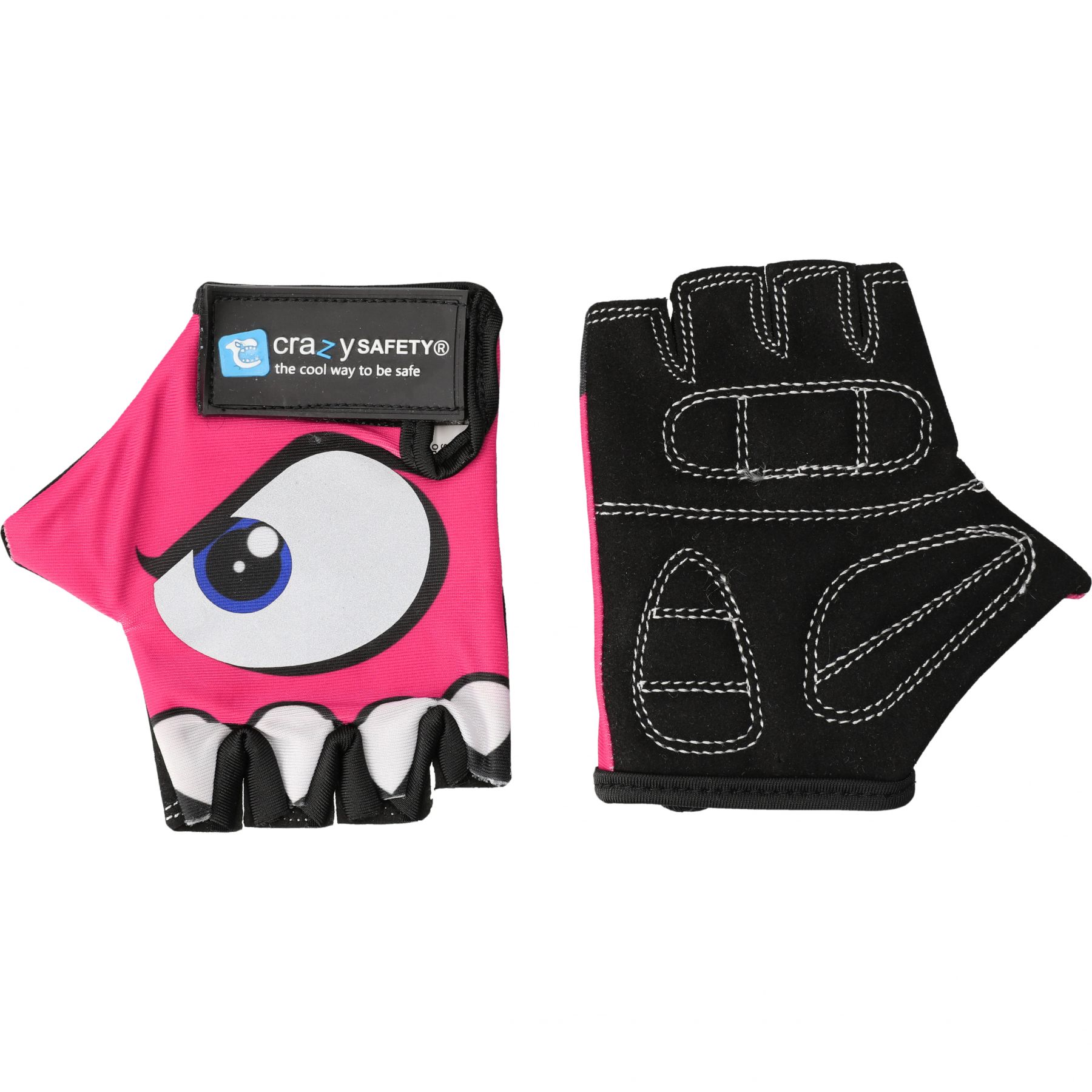 Crazy Safety, fietshandschoenen, junior, roze