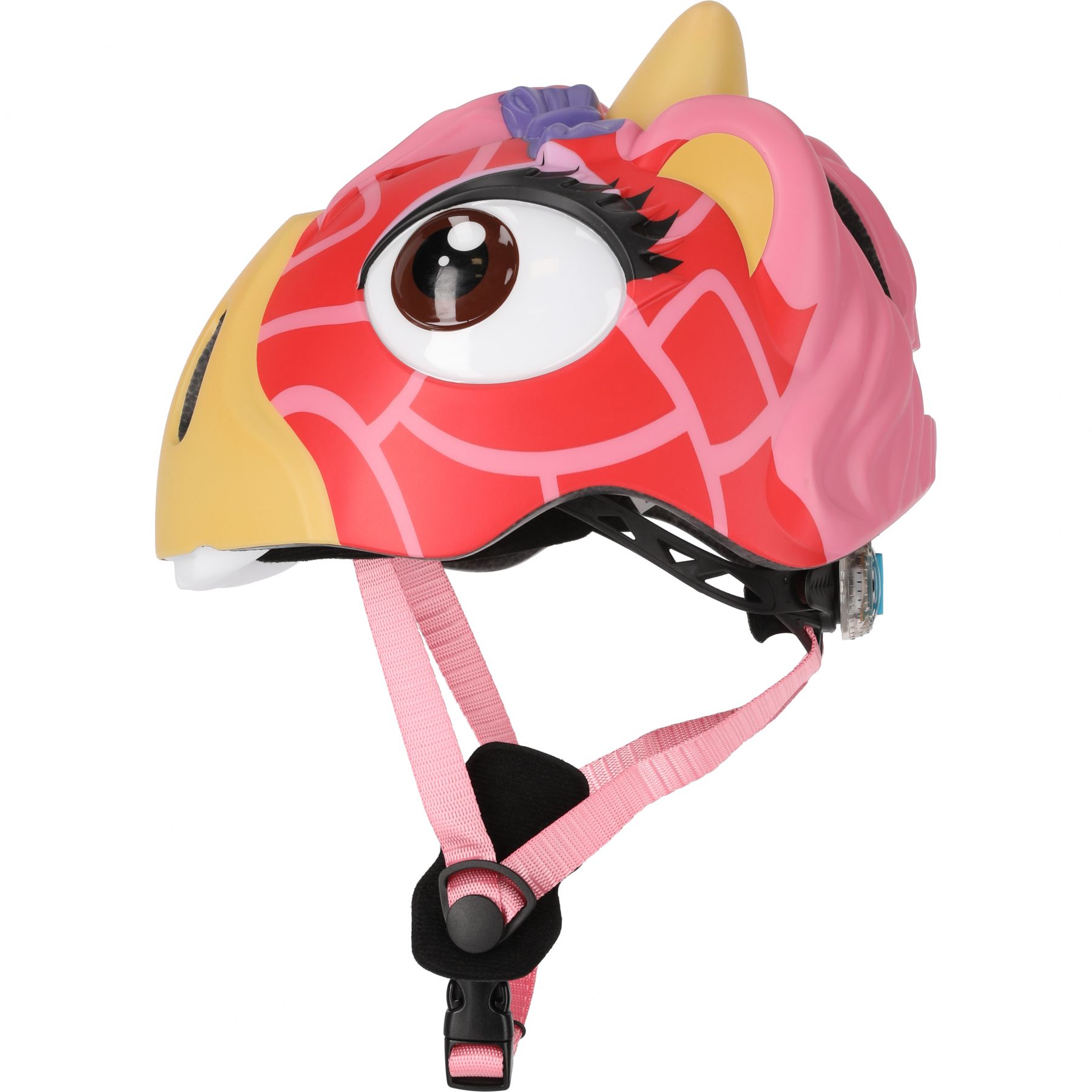 Crazy Safety Giraffe, fietshelm, junior, rood