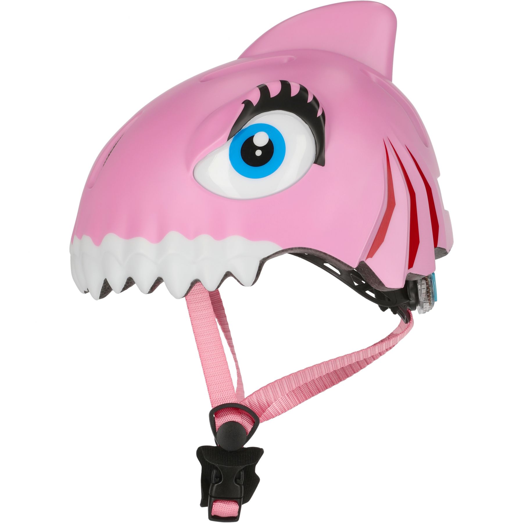 Crazy Safety Shark, fietshelm, junior, pink