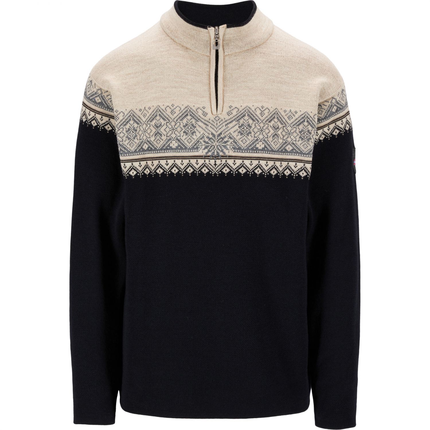 Dale of Norway Moritz, trui, heren, zwart/beige