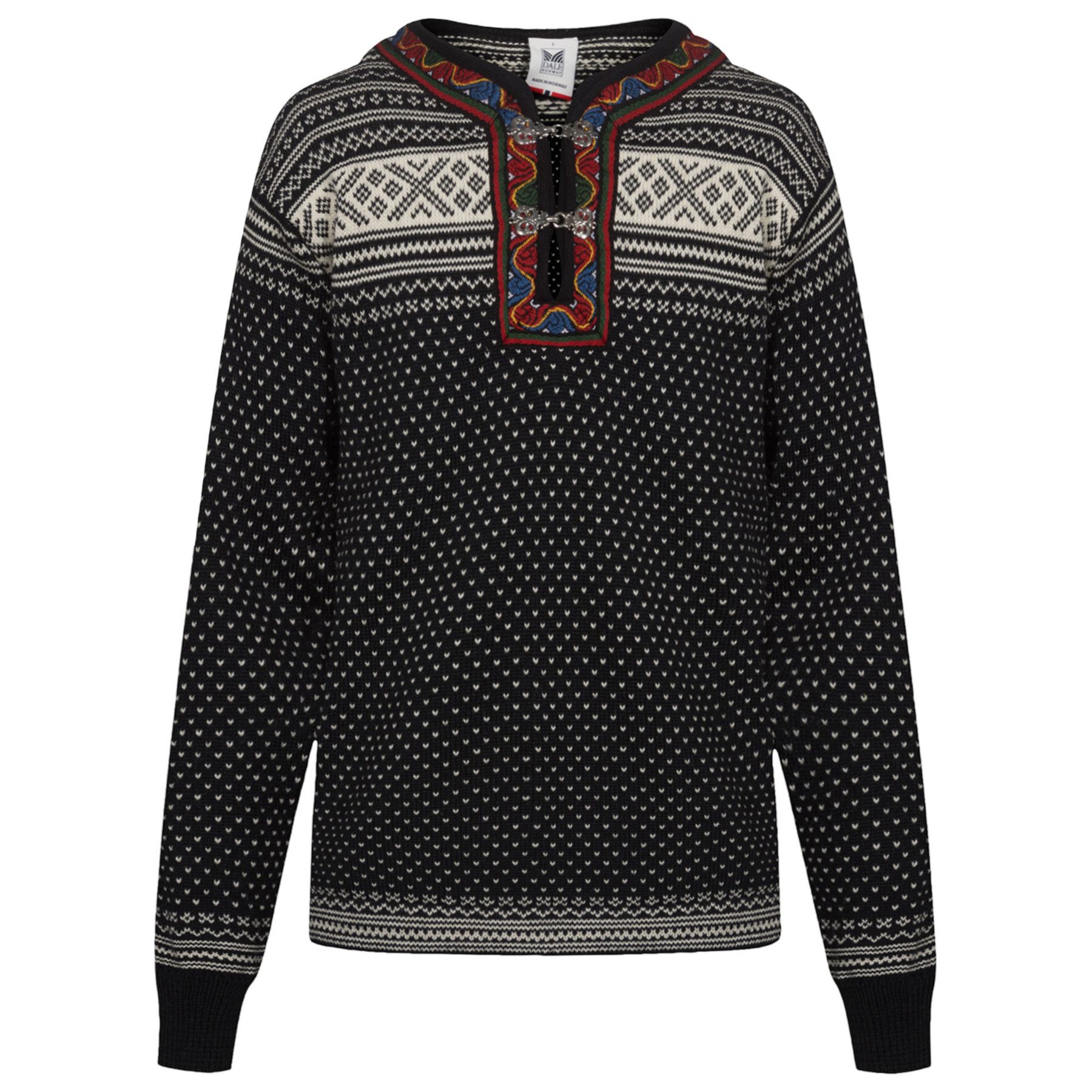 Dale of Norway Setesdal Uni Sweater, fleecevest, heren, zwart