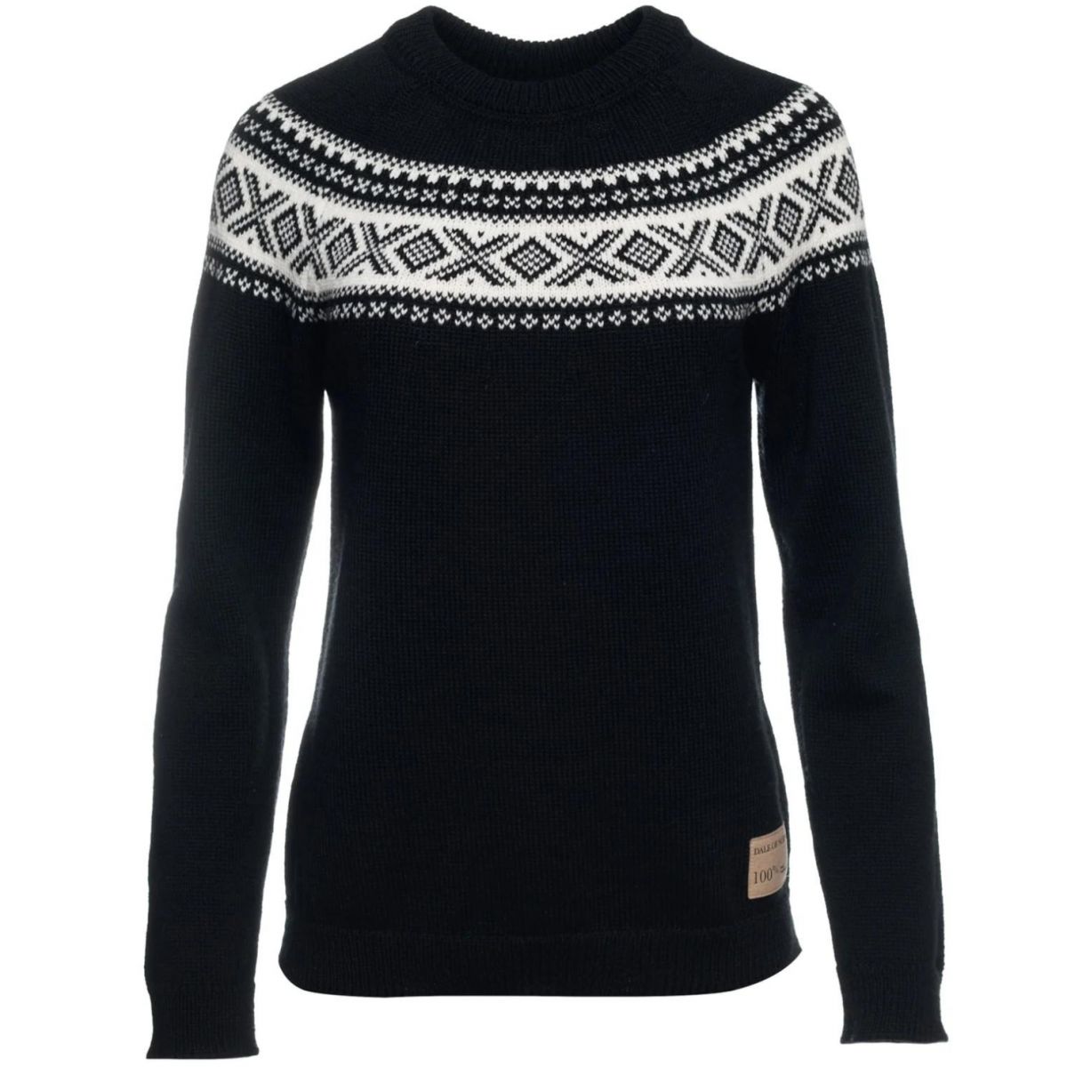 Dale of Norway Vågsøy, sweater, dames, zwart