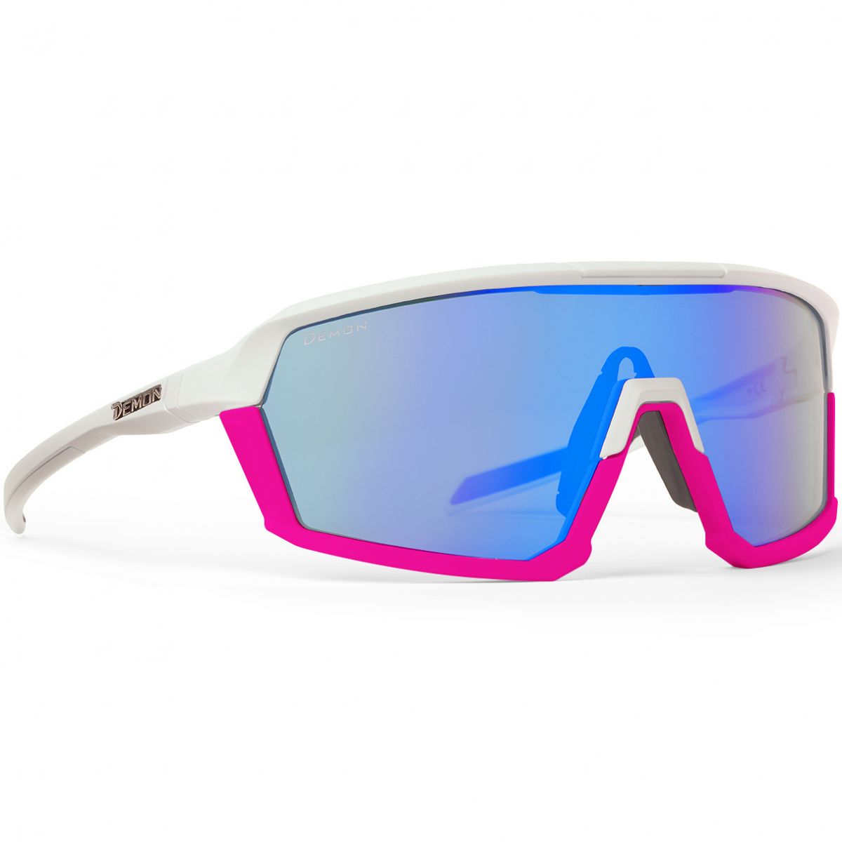 Demon Gravel, zonnebril, wit/roze