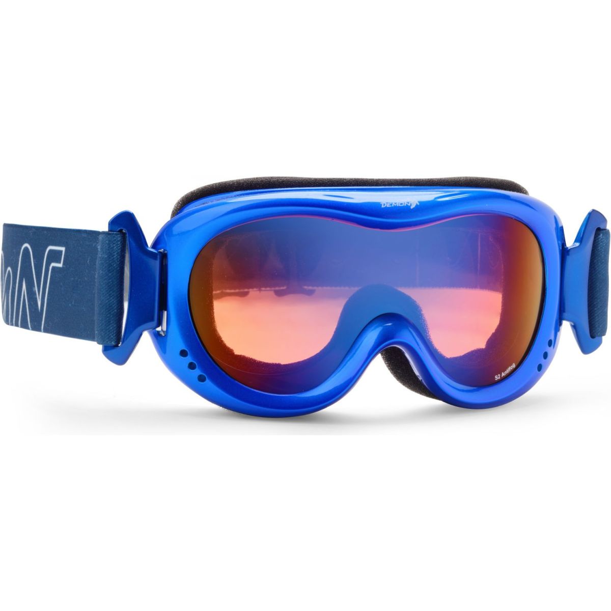 Demon Snow 6 Mirror, skibril, junior, blauw