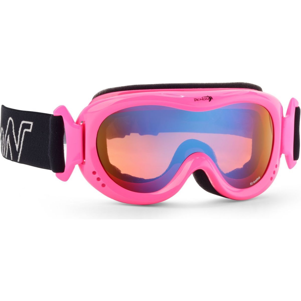 Demon Snow 6 Mirror, skibril, junior, roze