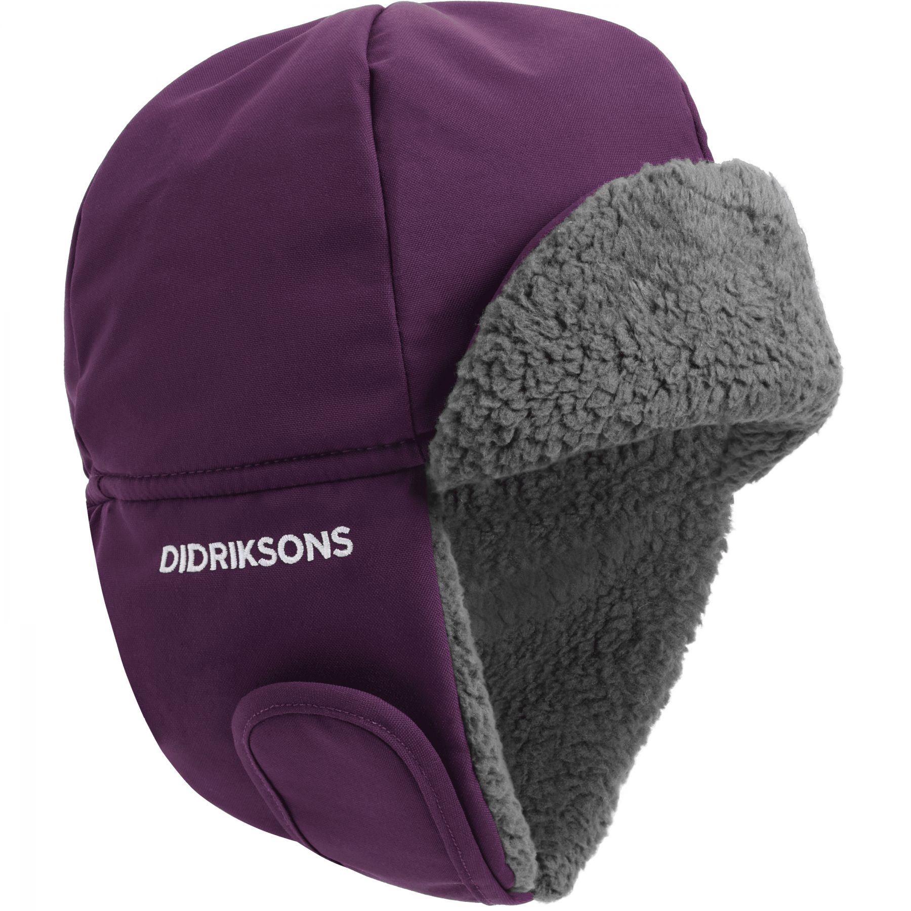 Didriksons Biggles cap 7, muts, kinderen, paars