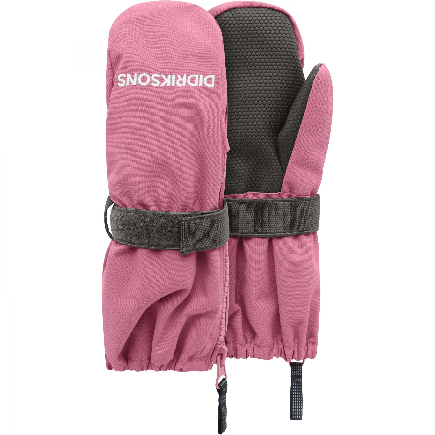 Didriksons Biggles Zip 9, wanten, kinderen, roze